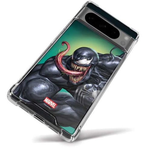Marvel Venom Symbiote Google Pixel 8 Pro Clear Case
